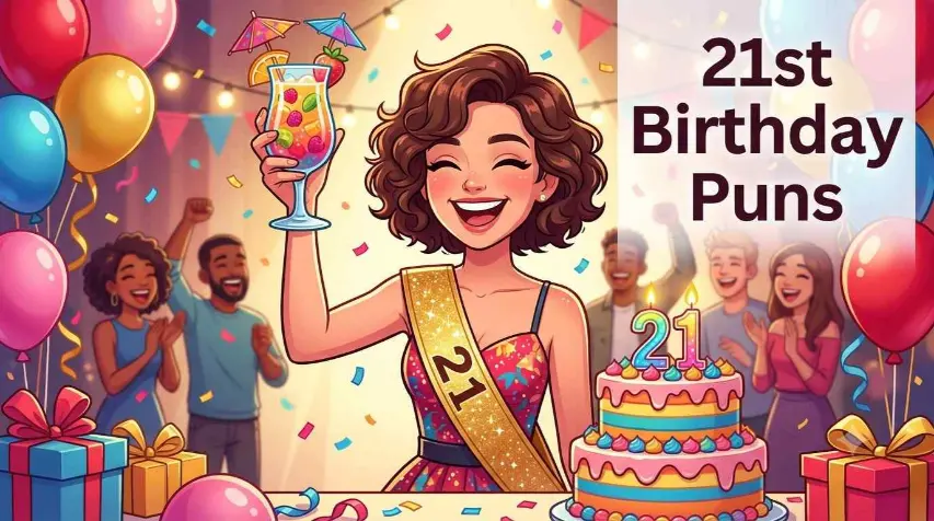 21st Birthday Puns