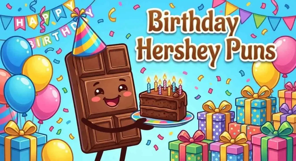 Birthday Hershey chocolate with cake