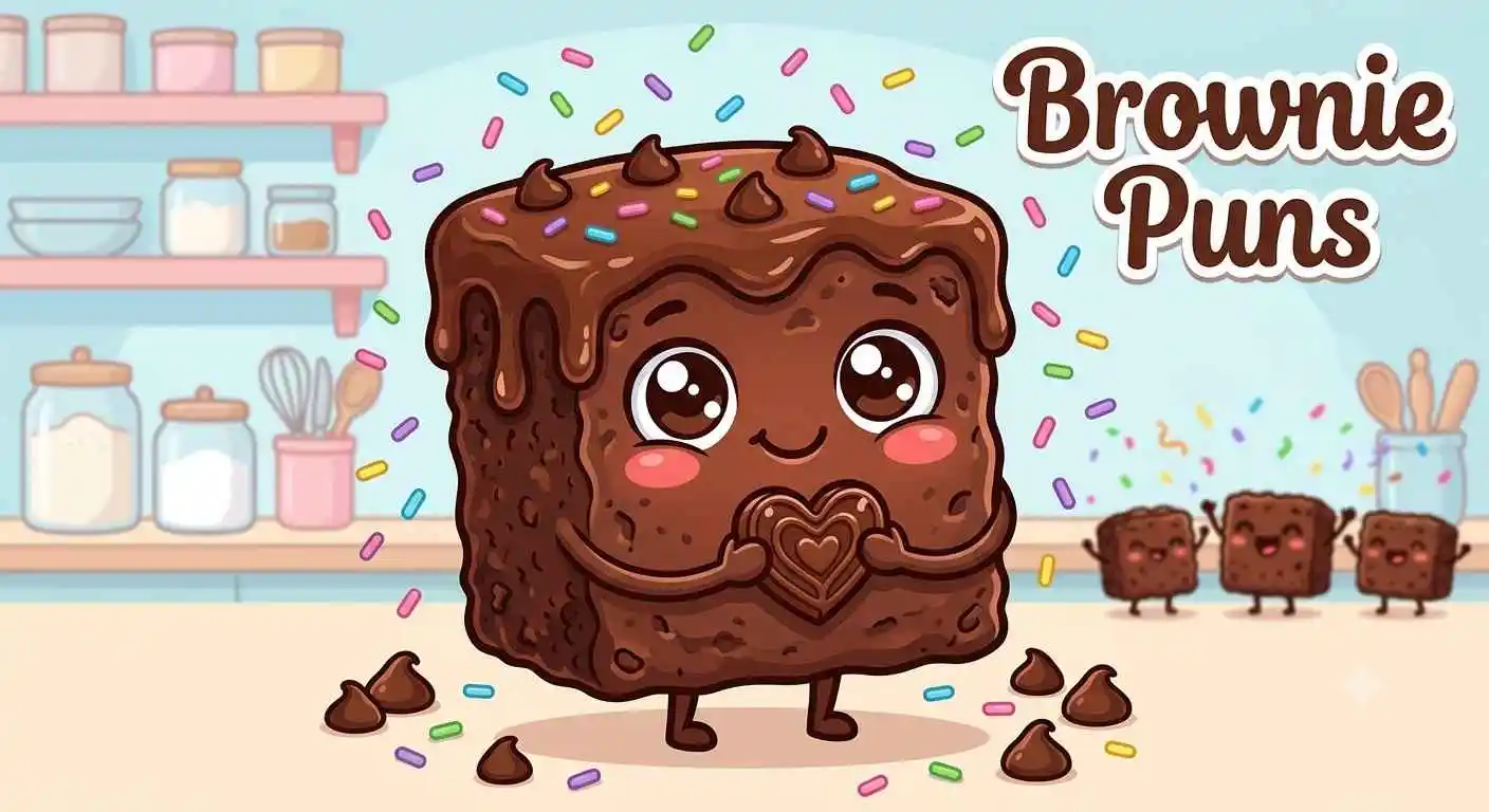 Cute brownies having fun