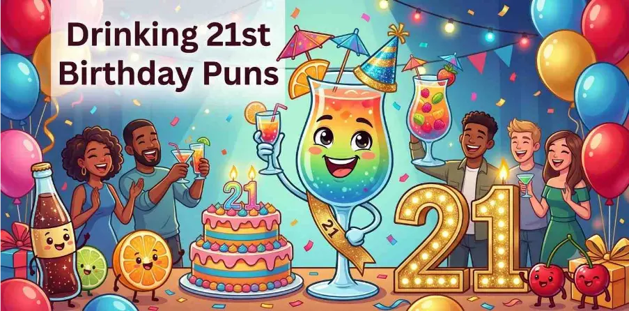 Drinking 21st Birthday Puns