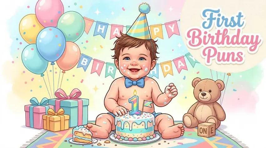 First Birthday Puns