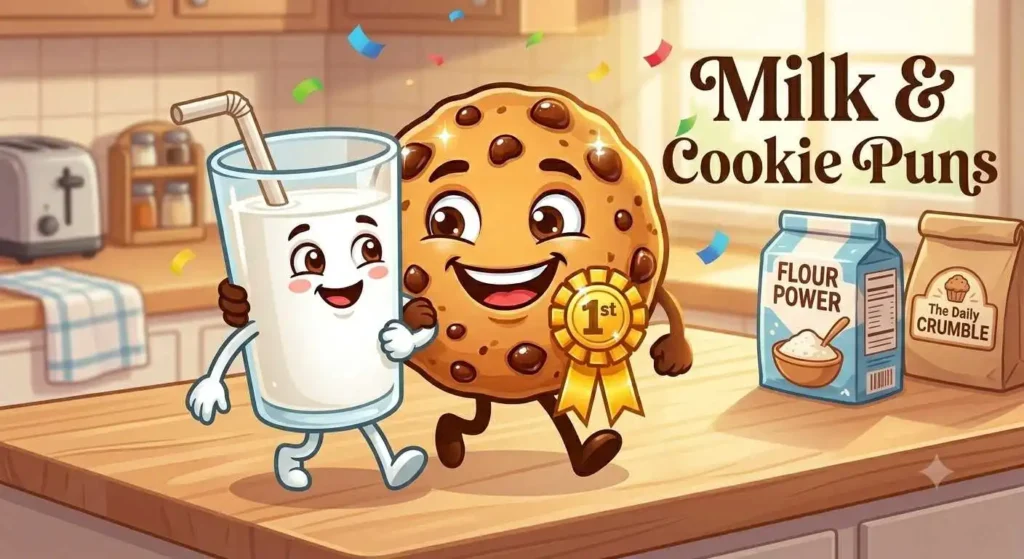 Cookie and milk best friends