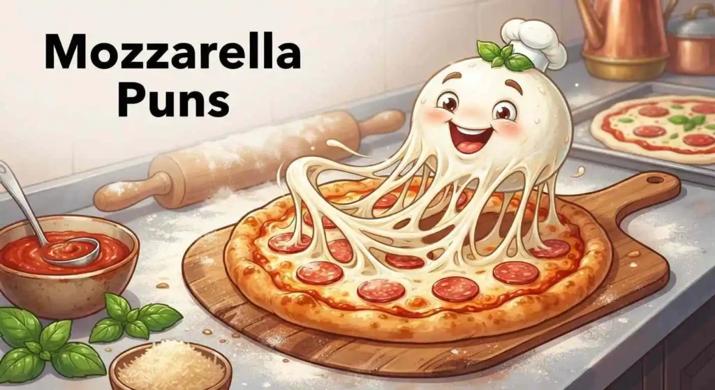 mozzarella cheese with pizza