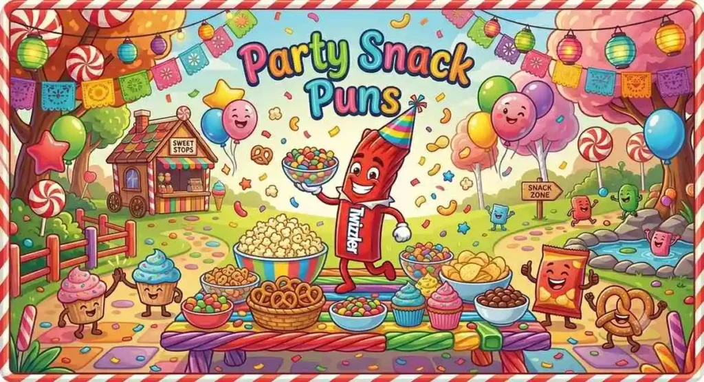 Twizzler snack celebrating at party