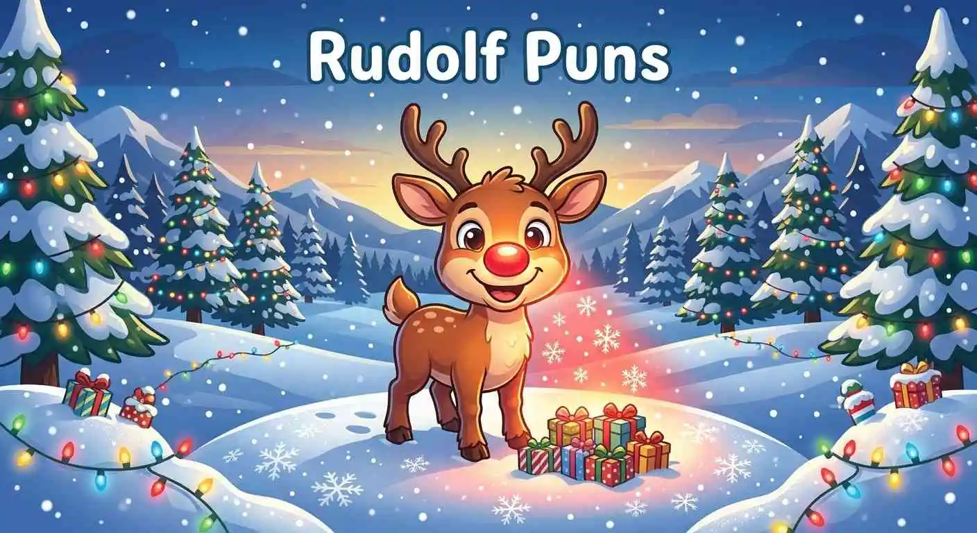 Rudolf with glowing nose