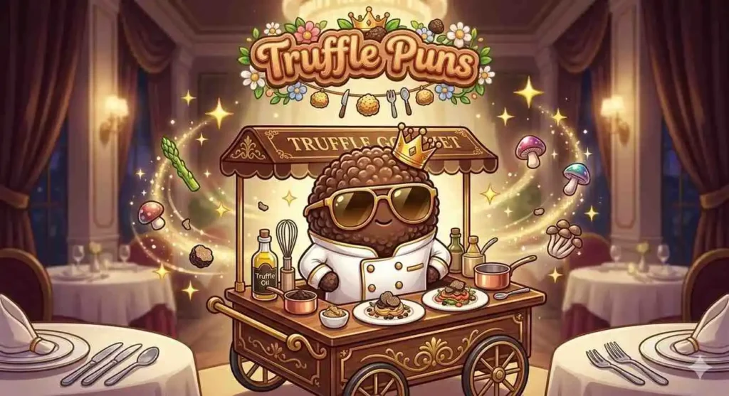 Fancy truffle wearing sunglasses