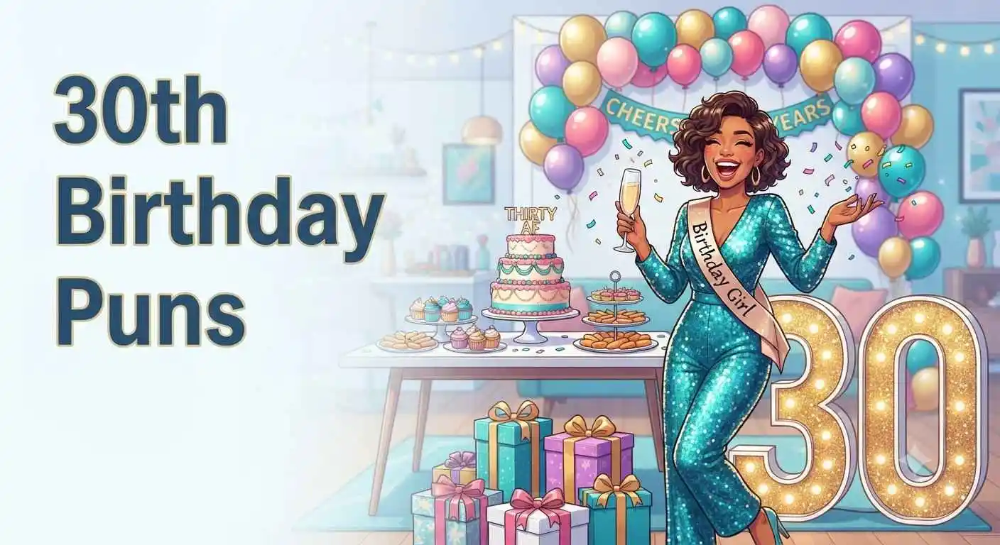 Funny 30th birthday celebration