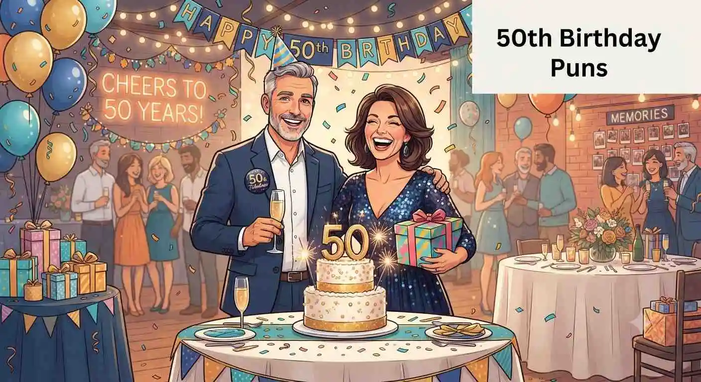 Funny 50th birthday celebration