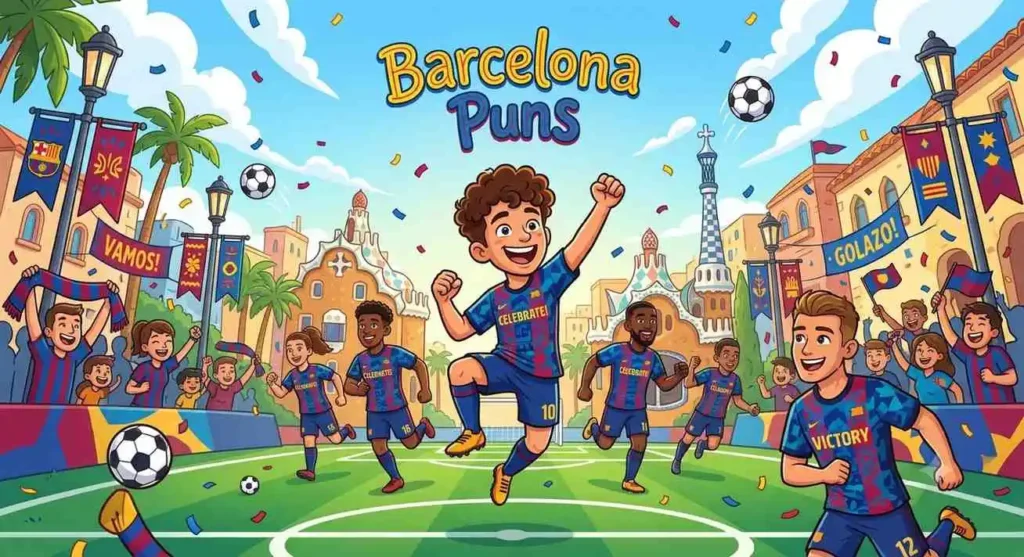 Colorful football city celebration