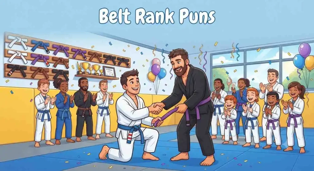 belt promotion celebration