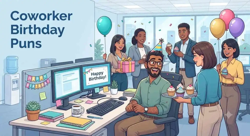 Office coworker birthday