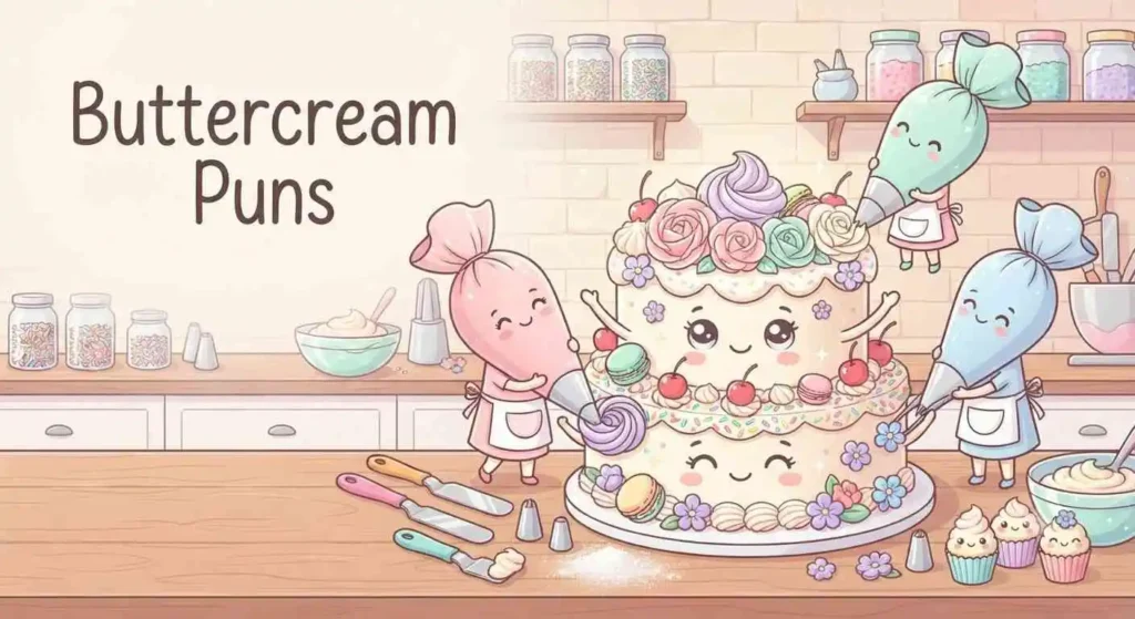 Cute buttercream cake decorating