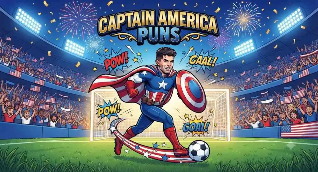 Superhero inspired soccer player joke