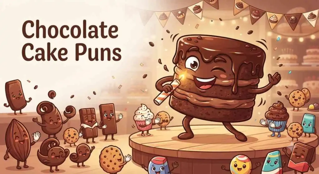 chocolate cake laughing