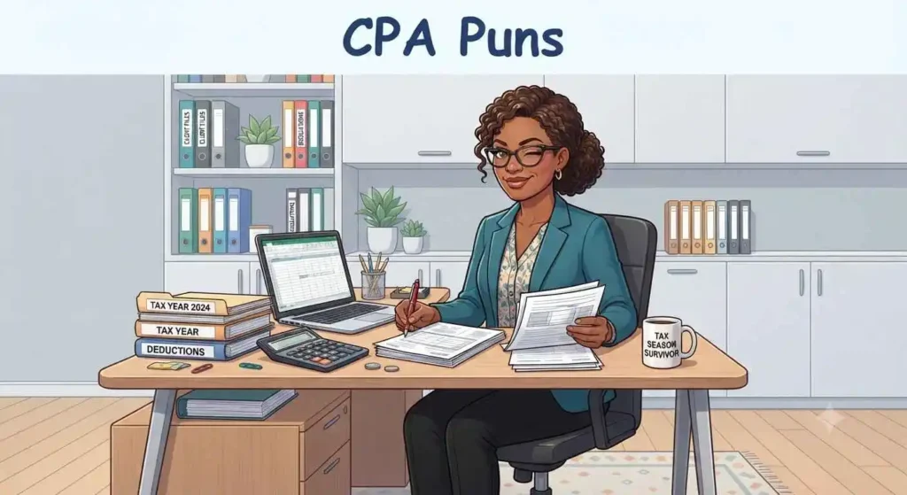CPA at desk