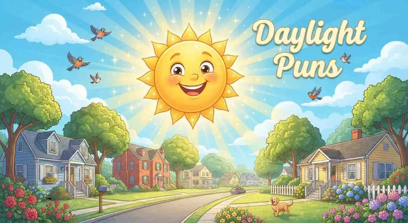 Cheerful daylight scene