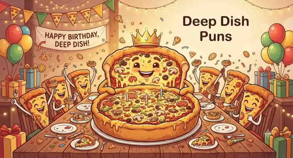 Deep dish birthday pizza