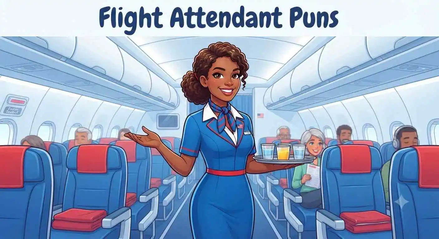 flight attendant smiling