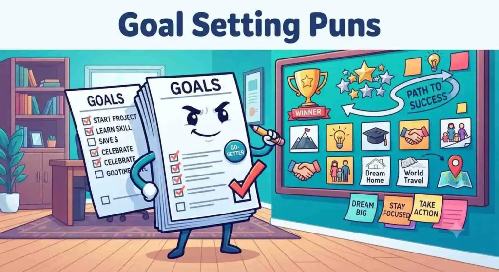 goal checklist character