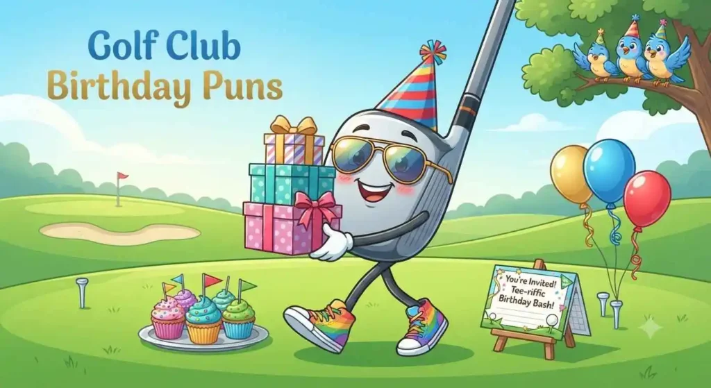 Funny golf club birthday