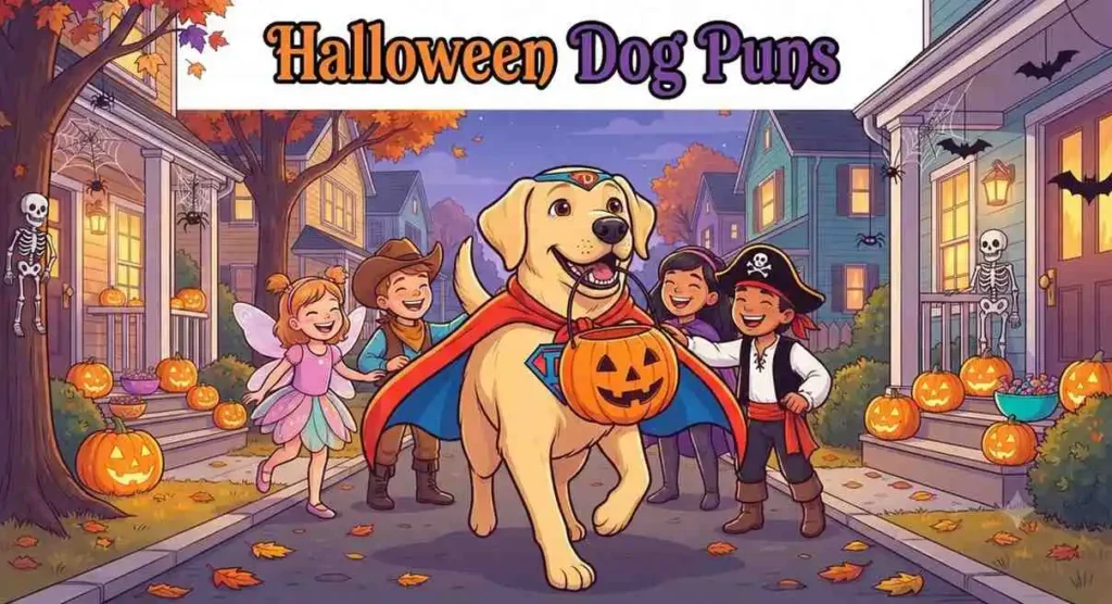 Dog trick or treating