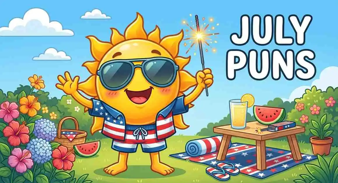 Funny July summer celebration