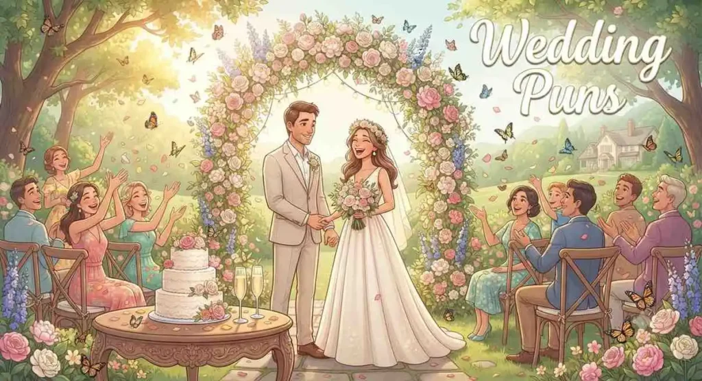 June wedding couple