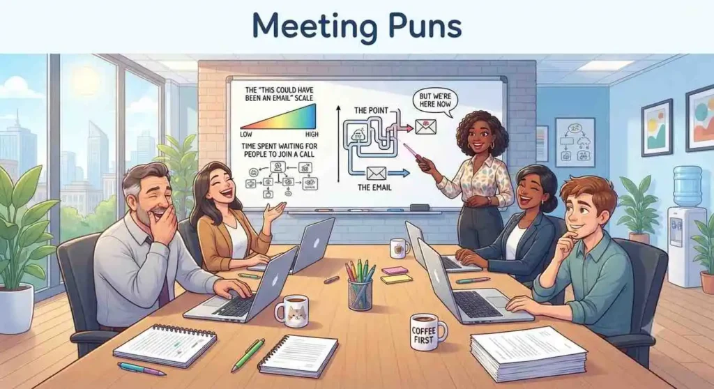 Funny office meeting