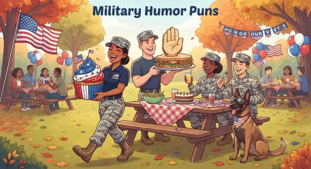 Funny military characters