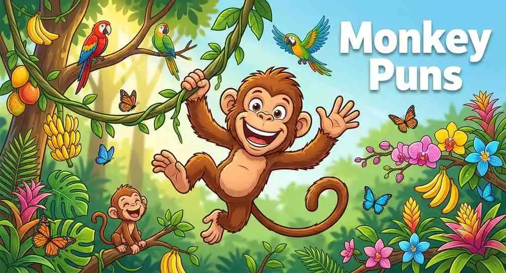 Funny monkeys sharing laughs