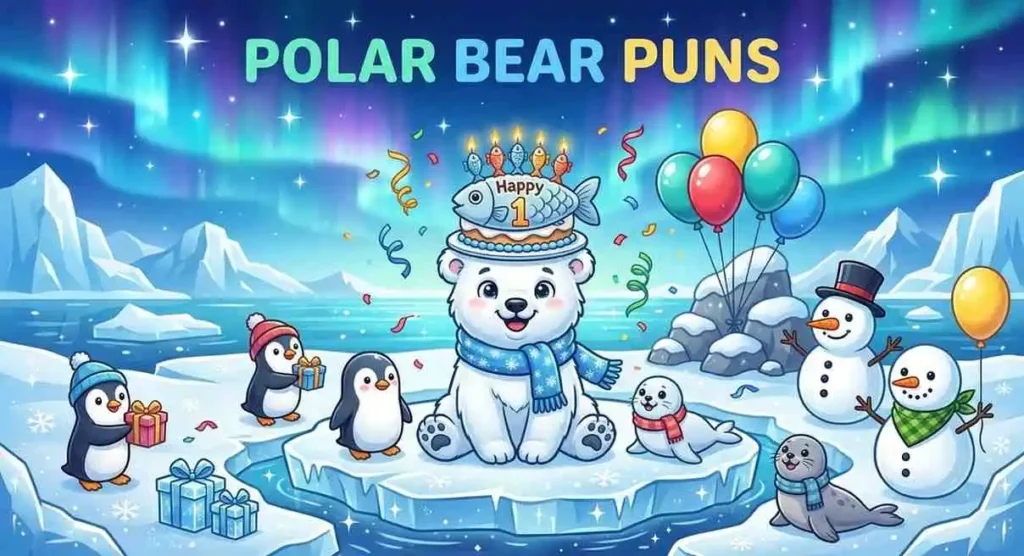 Polar bear birthday ice party