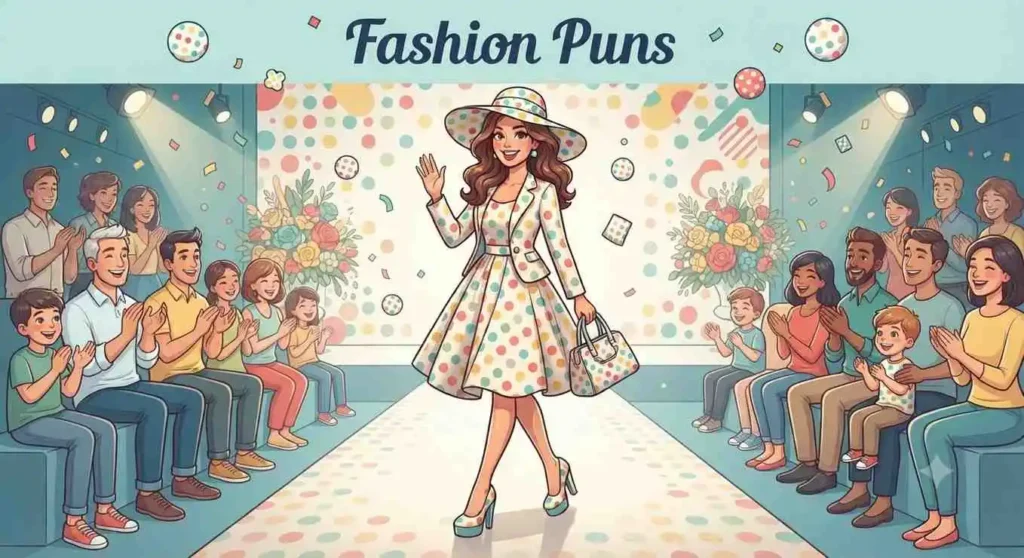 Stylish polka fashion outfit