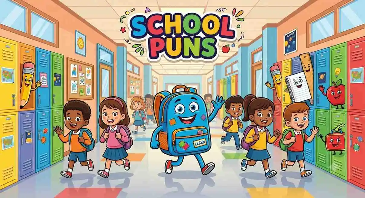 Happy students at school