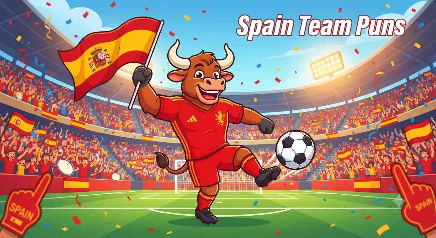 Spain football team laughing
