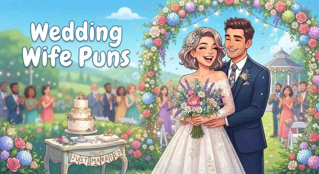 Funny wedding bride scene