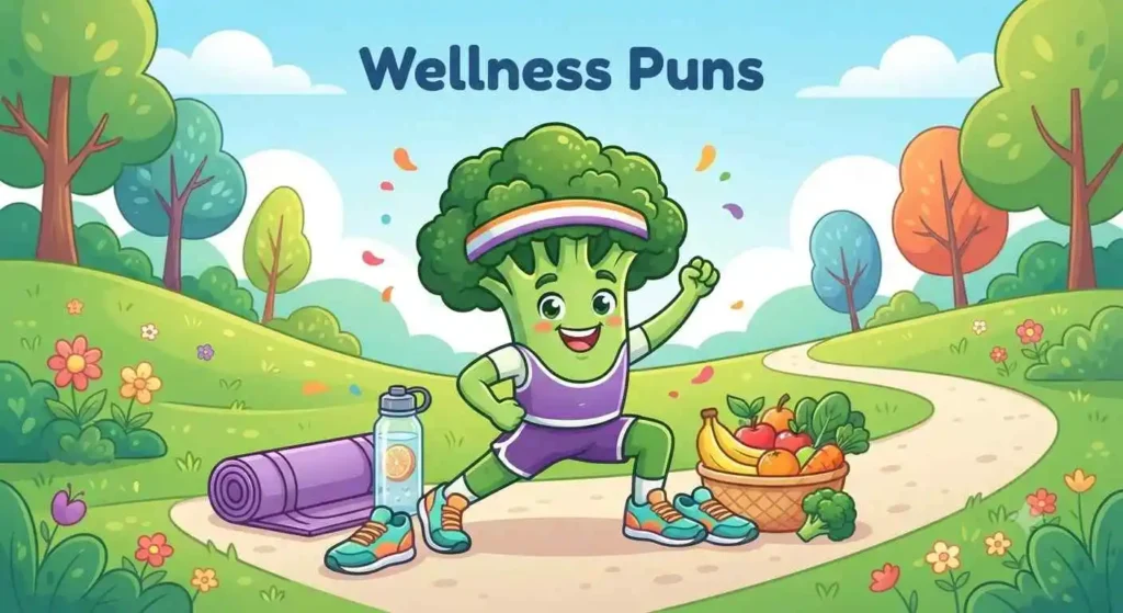 Healthy wellness scene