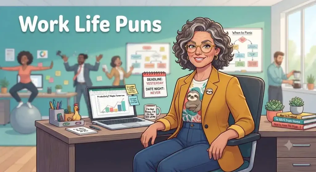 Funny office life pun