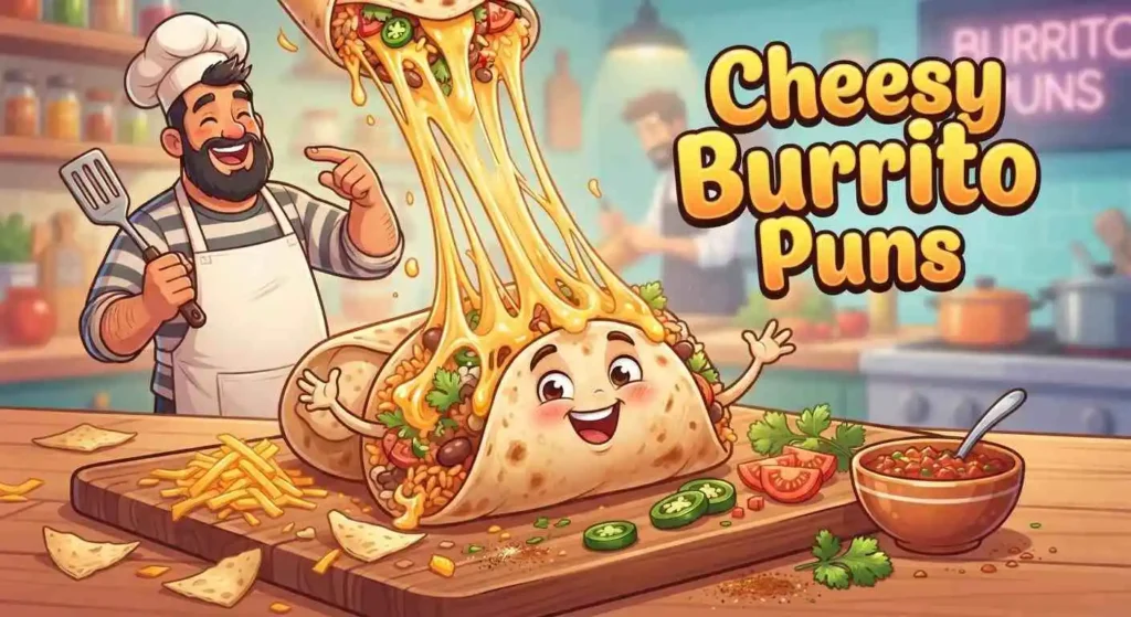 Cheesy burrito