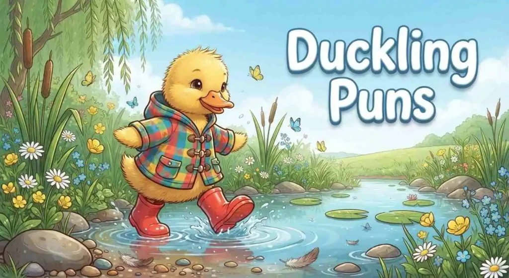 Cute duckling pun