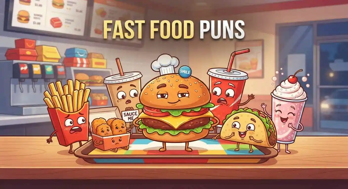 Funny fast food characters