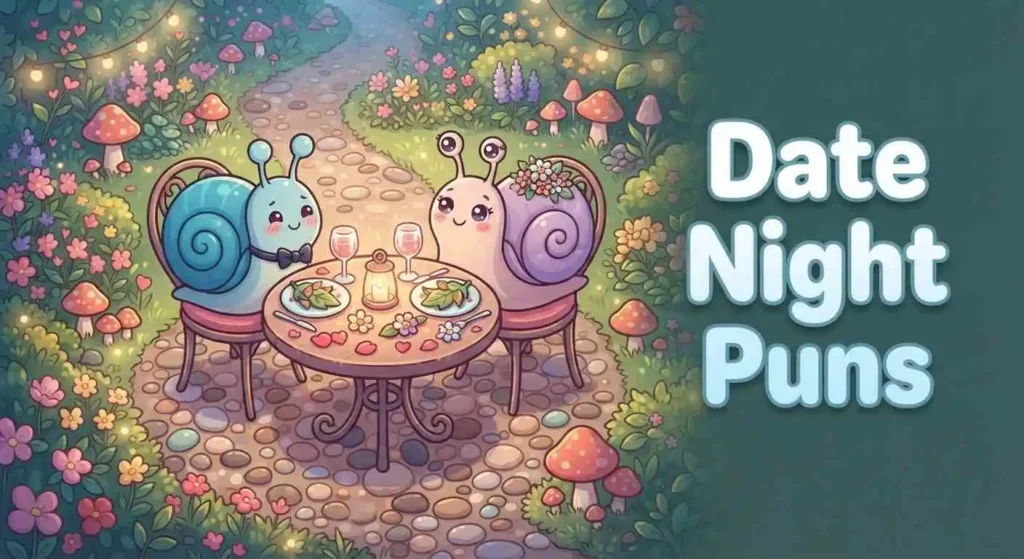 Snails enjoying romantic date night