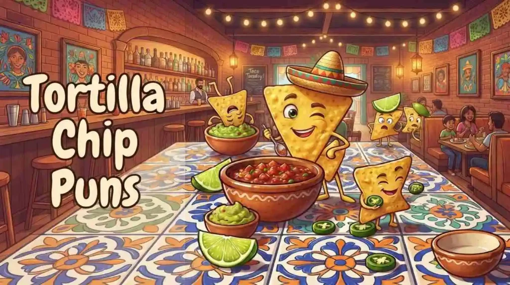 Funny tortilla chips scene