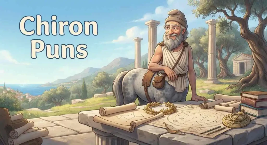 Wise centaur inspired by Chiron