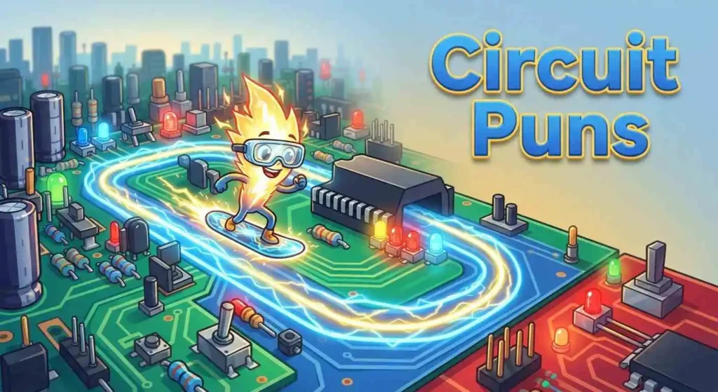 Funny on circuit board
