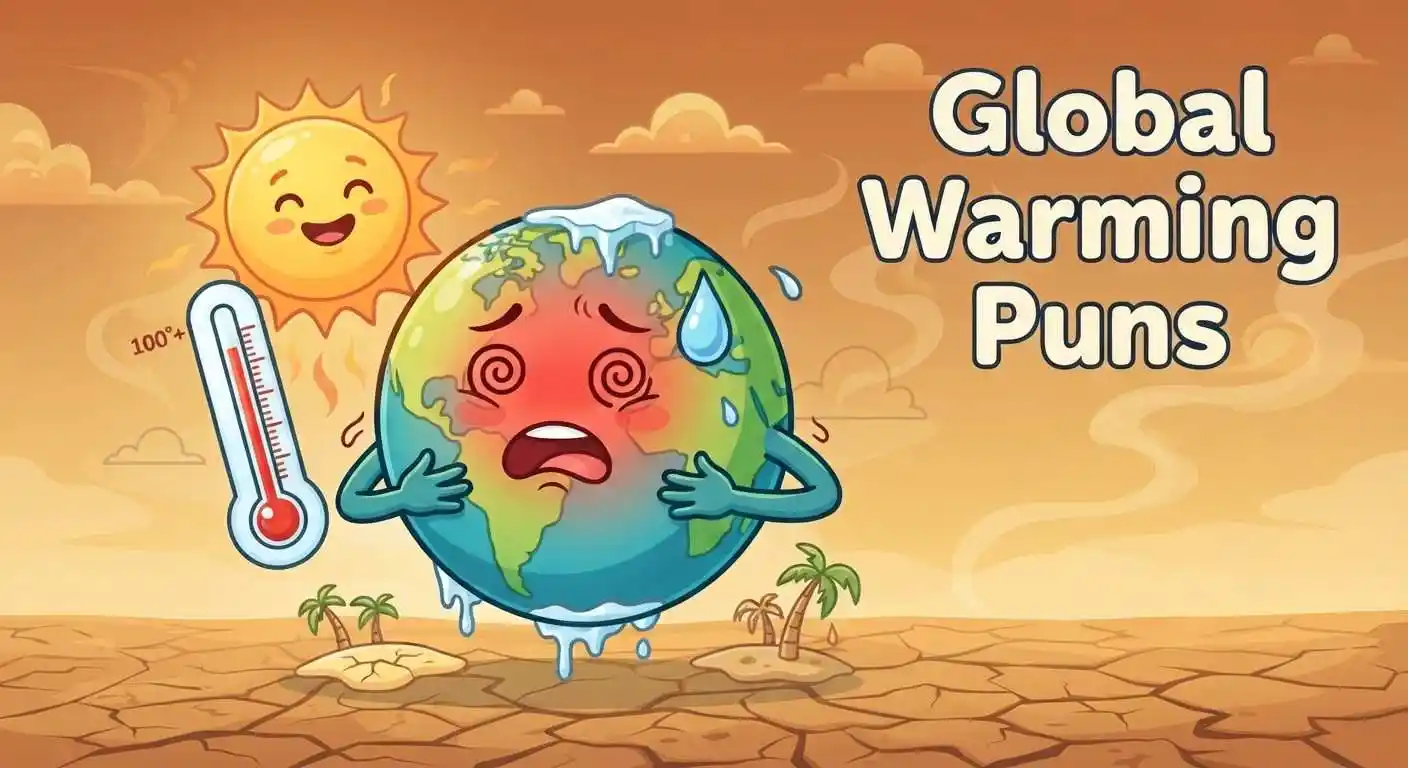 Earth reacting to heat