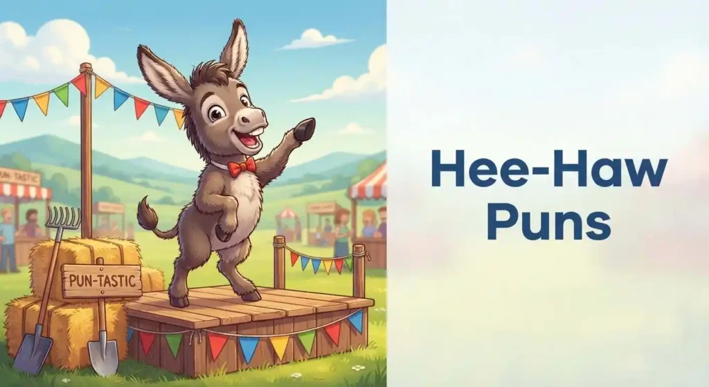 donkey making funny sound