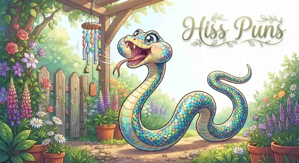 snake dramatically hissing