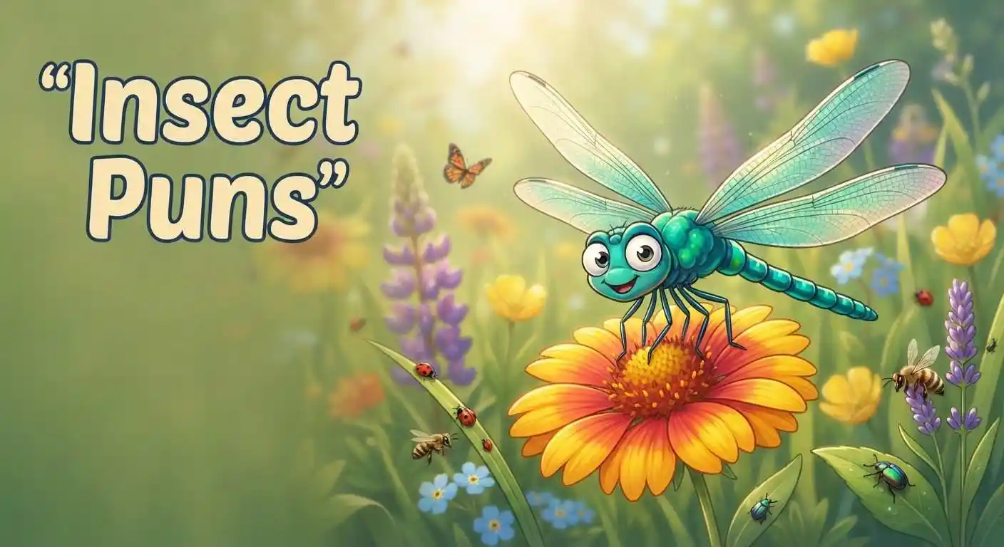 Colorful insects in nature