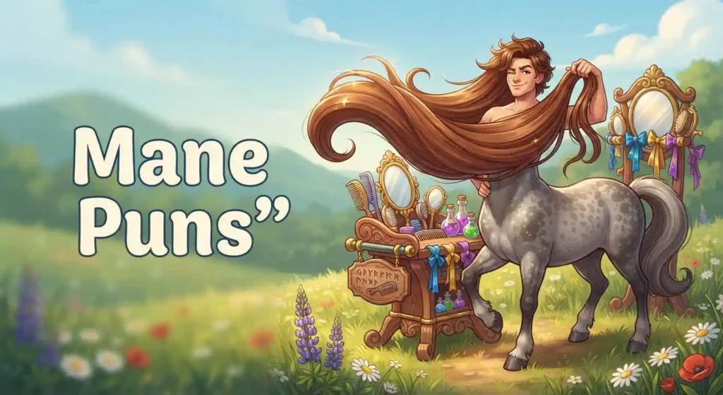Centaur showing off flowing mane