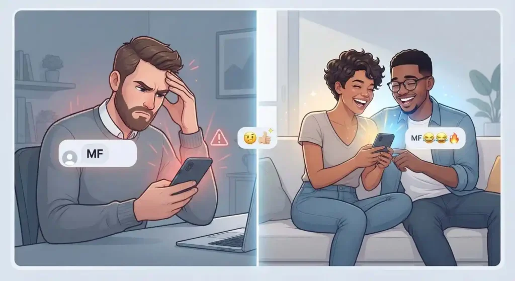 Different MF texting tones